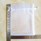 100pcs Organza Bags Wedding Party Drawstring Gift Bag Jewelry Packaging
