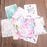 100pcs Colorful Cardboard Earring Studs Jewelry Display Cards