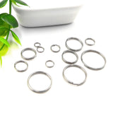 100pcs 6-20mm Stainless Steel Jump Rings for Jewelry