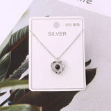 100pcs 6x8cm Necklace Pendant Display Paper Card Jewelry Packaging