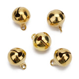 100pcs/lot 6mm 8mm Silver Copper Jingle Small Bells Charms Beads