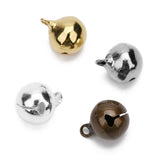 100pcs/lot 6mm 8mm Silver Copper Jingle Small Bells Charms Beads