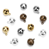 100pcs/lot 6mm 8mm Silver Copper Jingle Small Bells Charms Beads