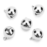 100pcs/lot 6mm 8mm Silver Copper Jingle Small Bells Charms Beads