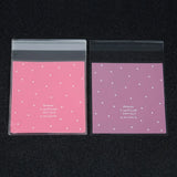 100pcs 7x7cm/10x10cm Plastic Jewelry Bags For Food Rings Earrings Candy