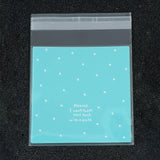 100pcs 7x7cm/10x10cm Plastic Jewelry Bags For Food Rings Earrings Candy