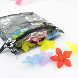 100pcs Silver Butterfly Organza Gift Bags 7x9CM