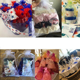 100pcs/lot Small Organza Bags Jewelry Packaging Candy Wedding Christmas Pouches
