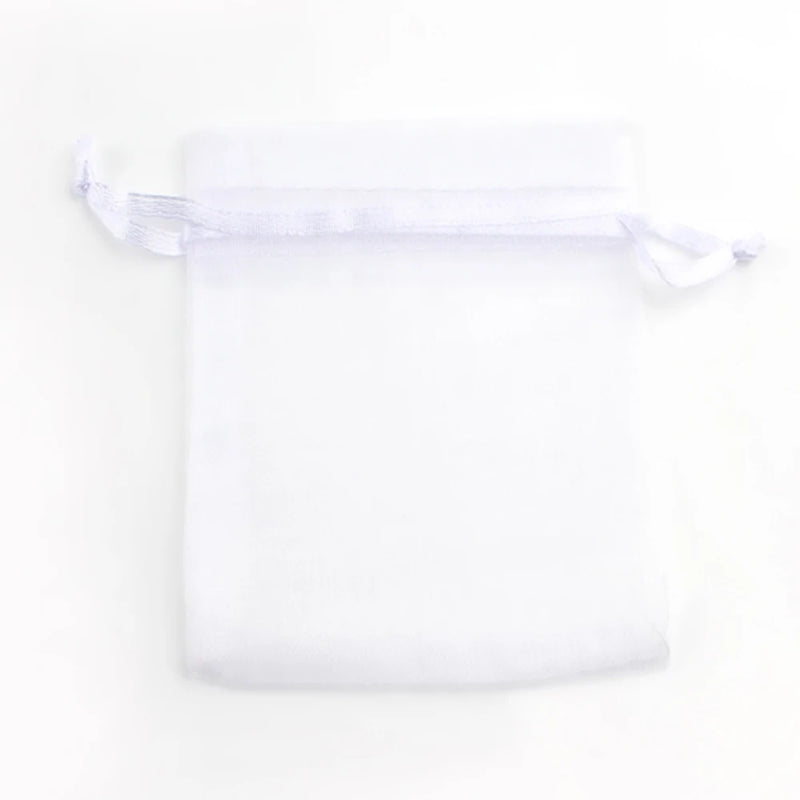 100pcs/lot Small Organza Bags Jewelry Packaging Candy Wedding Christmas Pouches