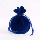 100pcs 7x9cm Velvet Drawstring Jewelry Pouches - 10 Colors