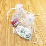 100pcs Organza Bags Wedding Drawstring Gift Bag Candy Jewelry Pouches