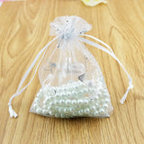 100pcs Organza Bags Wedding Drawstring Gift Bag Candy Jewelry Pouches
