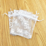 100pcs Organza Bags Wedding Drawstring Gift Bag Candy Jewelry Pouches