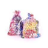 100pcs Organza Jewelry Bags Wedding Gift Customize Logo