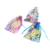 100pcs Organza Jewelry Bags Wedding Gift Customize Logo