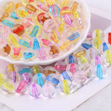 100pcs Acrylic Transparent Round Beads For Jewelry Making