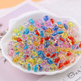 100pcs Acrylic Transparent Round Beads For Jewelry Making