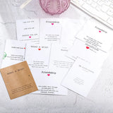 100pcs 9*7cm DIY Necklace Display Cards Jewelry Holder Blank Hanging Cards