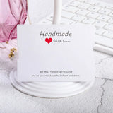 100pcs 9*7cm DIY Necklace Display Cards Jewelry Holder Blank Hanging Cards