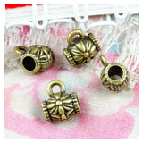 100pcs Antique Bronze Spacer Charm Beads for DIY Jewelry Making