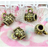 100pcs Antique Bronze Spacer Charm Beads for DIY Jewelry Making