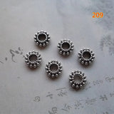 100pcs Antique Metal Spacer Beads 7.5x3mm DIY Jewelry Making