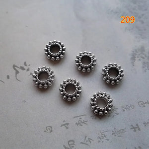 100pcs Antique Metal Spacer Beads 7.5x3mm DIY Jewelry Making