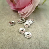 100pcs Antique Round Alloy Spacer Beads 9x2mm DIY Jewelry Making Findings