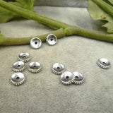 100pcs Antique Round Alloy Spacer Beads 9x2mm DIY Jewelry Making Findings