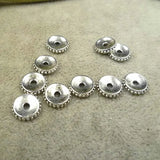 100pcs Antique Round Alloy Spacer Beads 9x2mm DIY Jewelry Making Findings