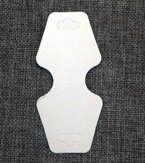 100pcs Blank Jewelry Display Cards 4.5x10cm