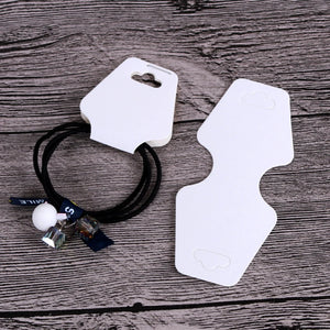 100pcs Blank Jewelry Display Cards 4.5x10cm