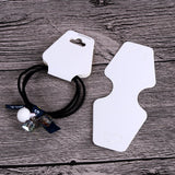 100pcs Blank Jewelry Display Cards 4.5x10cm
