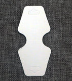100pcs Blank Jewelry Display Cards 4.5x10cm