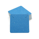 100pcs Blank Paper Necklace Cards 5x5cm Jewelry Display Packaging Cards