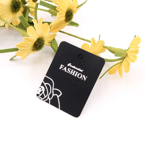 100pcs Paper Packaging Tags Clothing Wedding/Birthday Party