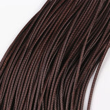 100pcs/lot Brown 1.5mm Wax Cord Necklace DIY Craft Jewelry