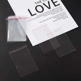 100pcs Clear Self Sealing Cellophane Bags for Candy Packing