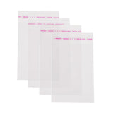 100pcs Clear Self Sealing Cellophane Bags for Candy Packing