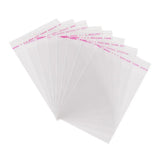100pcs Clear Self Sealing Cellophane Bags for Candy Packing