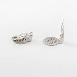 100pcs Copper Ear Clips Rhodium/Gold Clip On Earring