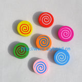 100pcs DIY jewelry beads, cartoon wooden lollipop mix