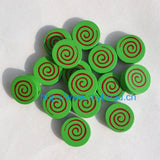 100pcs DIY jewelry beads, cartoon wooden lollipop mix
