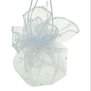 100pcs Round Organza Bag Drawstring Wedding Christmas Bags