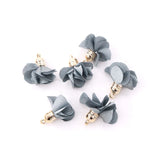 100pcs Mini 25mm Flower Tassel Earrings DIY Wedding Jewelry Findings