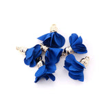 100pcs Mini 25mm Flower Tassel Earrings DIY Wedding Jewelry Findings