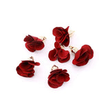 100pcs Mini 25mm Flower Tassel Earrings DIY Wedding Jewelry Findings