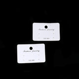 100pcs Earring Packaging Display Gift Cards 3.5x5.2cm