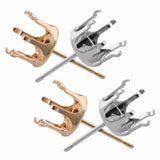 100pcs Copper Claw Prong Earrings Settings DIY Jewelry Findings