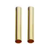 100pcs Gold/Rhodium Spacer Tube Beads for Necklace Bracelet Making